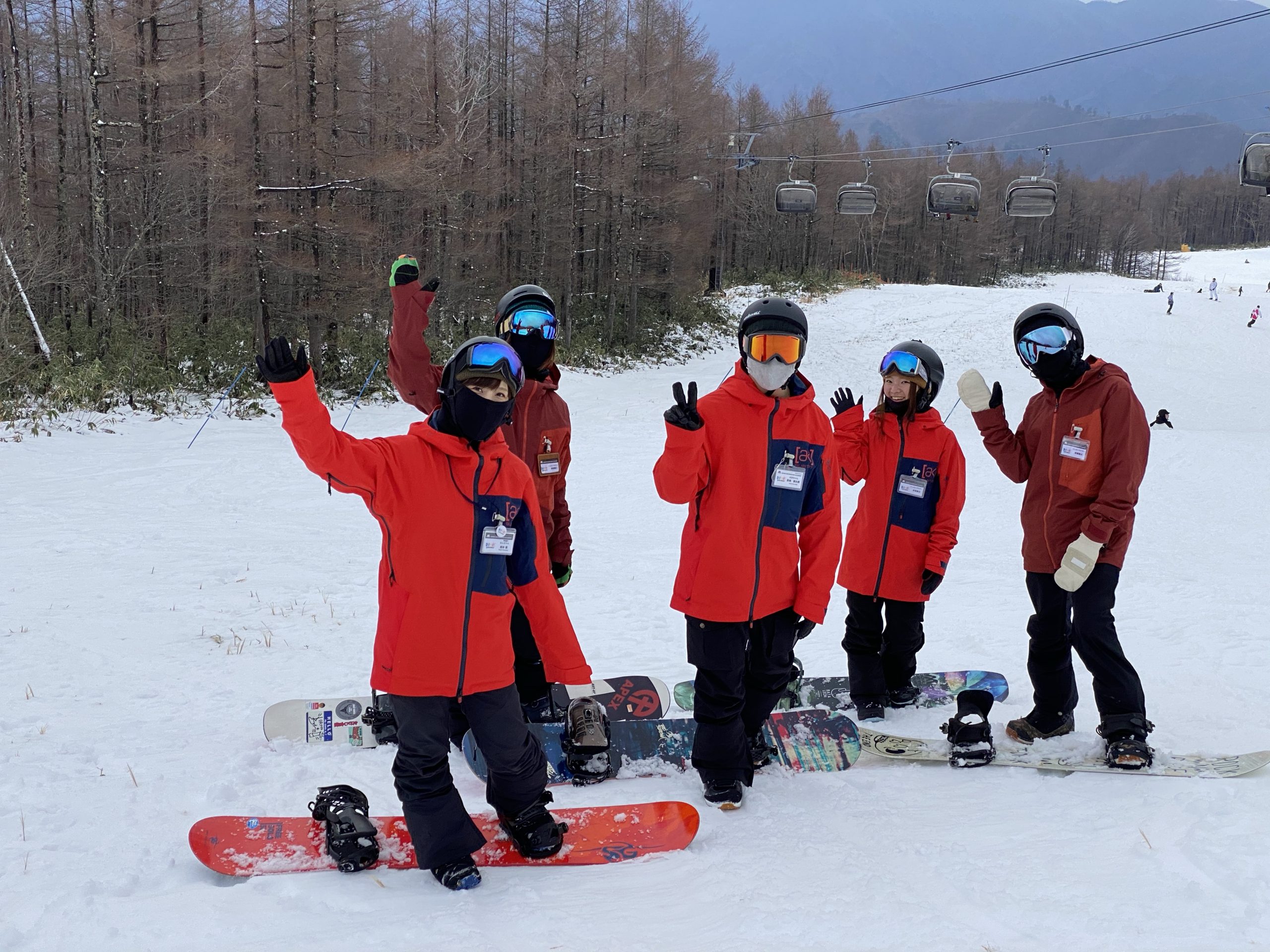 12月12日スクールオープン ️ ️ JAPAN SNOWBOARD ACADEMY GRANDECO校